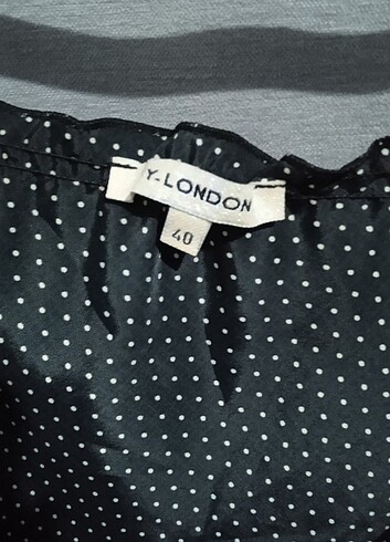 40 Beden siyah Renk Y London elbise