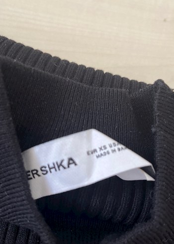 xs Beden siyah Renk Siyah Kadın Boğazlı İnce Triko Kazak
