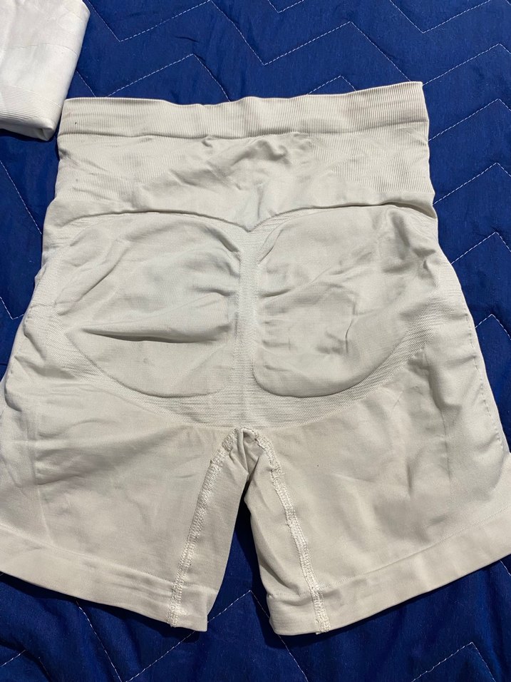 Gri Elastik Bantlı şort korse - Görsel 4