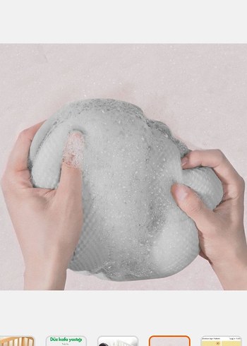 Gri Bebek Baş Düzeltici Yastık - Görsel 4