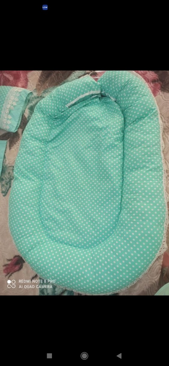 Turkuaz İşlemeli bebek takımı - Görsel 2