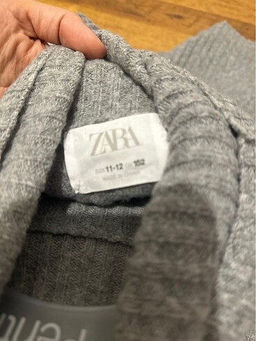 11-12 Yaş Beden Zara triko elbise