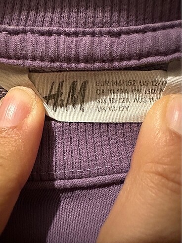11-12 Yaş Beden HM sweatshirt
