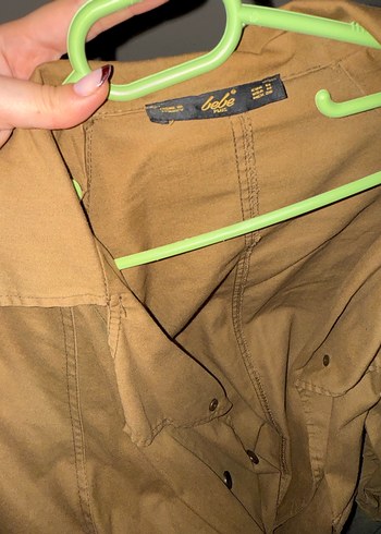 Düğmeli Kahverengi Midi Kadın Trençkot - Görsel 3