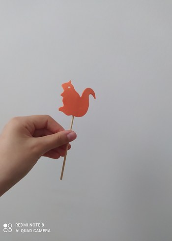 Renkli Hayvan ve Kelebek Şekilli gölge kuklaları - Görsel 5