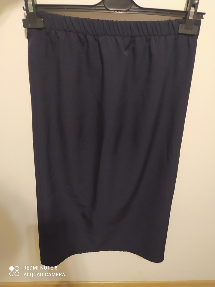 lacivert Midi Kalem Etek - Görsel 2