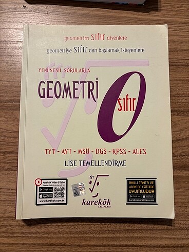 Karekök Yayınları Geometri Sıfır 0