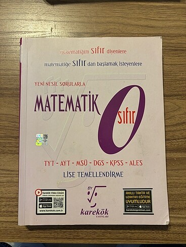 Karekök Yayınları Matematik Sıfır 0