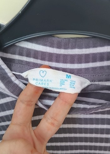 Gri Çizgili Yarım Balıkçı Yaka Kadın Kazak - Görsel 3