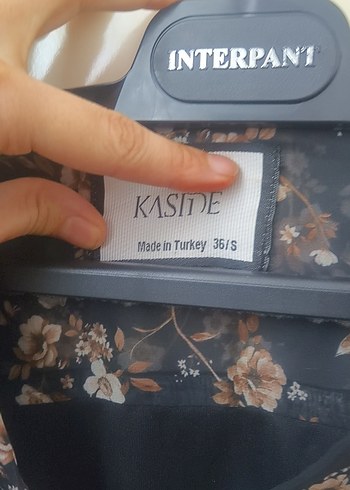 V Yaka Siyah Midi Bohem Elbise - Görsel 3