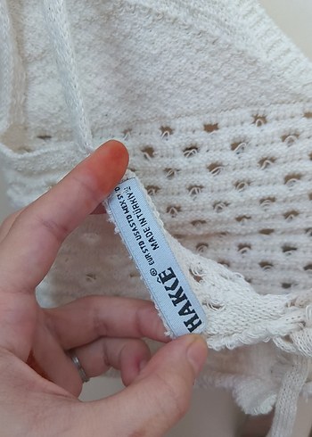 Bohem Beyaz Mini Bralet - Görsel 4