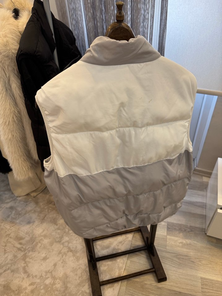 Gri Kadın Kemerli Yelek - Görsel 2