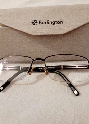  Beden Burlington optik cerçeve ve kutusu, camı degiştirmek gerekir
