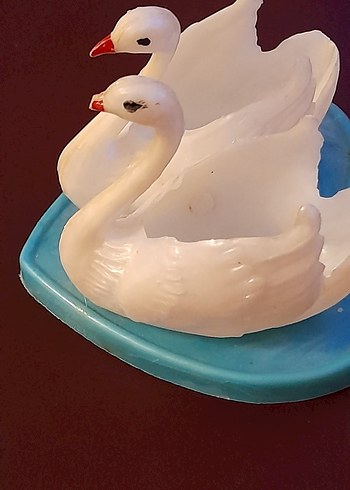 Beyaz Kuğu Figürleri Dekoratif - Görsel 5