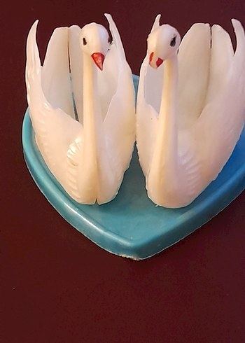 Beyaz Kuğu Figürleri Dekoratif - Görsel 6