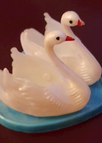 Beyaz Kuğu Figürleri Dekoratif - Görsel 4