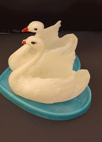 Beyaz Kuğu Figürleri Dekoratif - Görsel 7