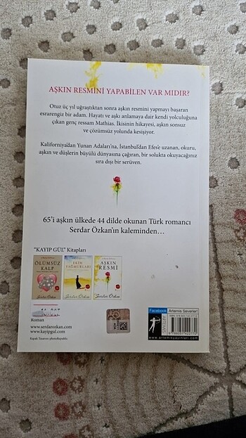  Bir Kayıp Gül Romanı Aşkın Resmi Serdar Özkan