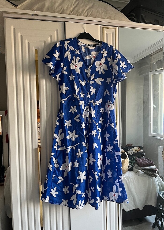 Midi boy elbise - Görsel 2