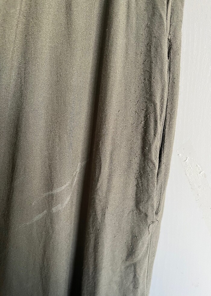 Asker yeşili elbise - Görsel 3