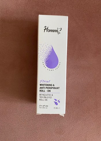 Homm Life Beyazlatıcı & Ter Önleyici Roll-On 75 ml