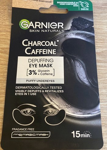 Garnier Charcoal Kafein Göz Maskesi