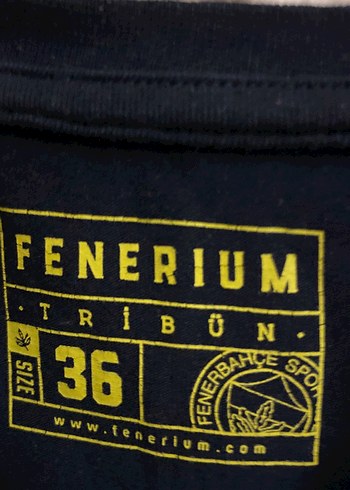 Fenerbahçe Lacivert Taş Baskılı Denim Tişört