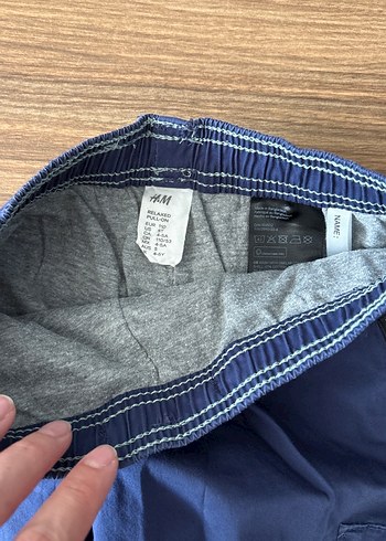 H&M Erkek Çocuk Koyu Mavi Bol Kesim Kot Pantolon