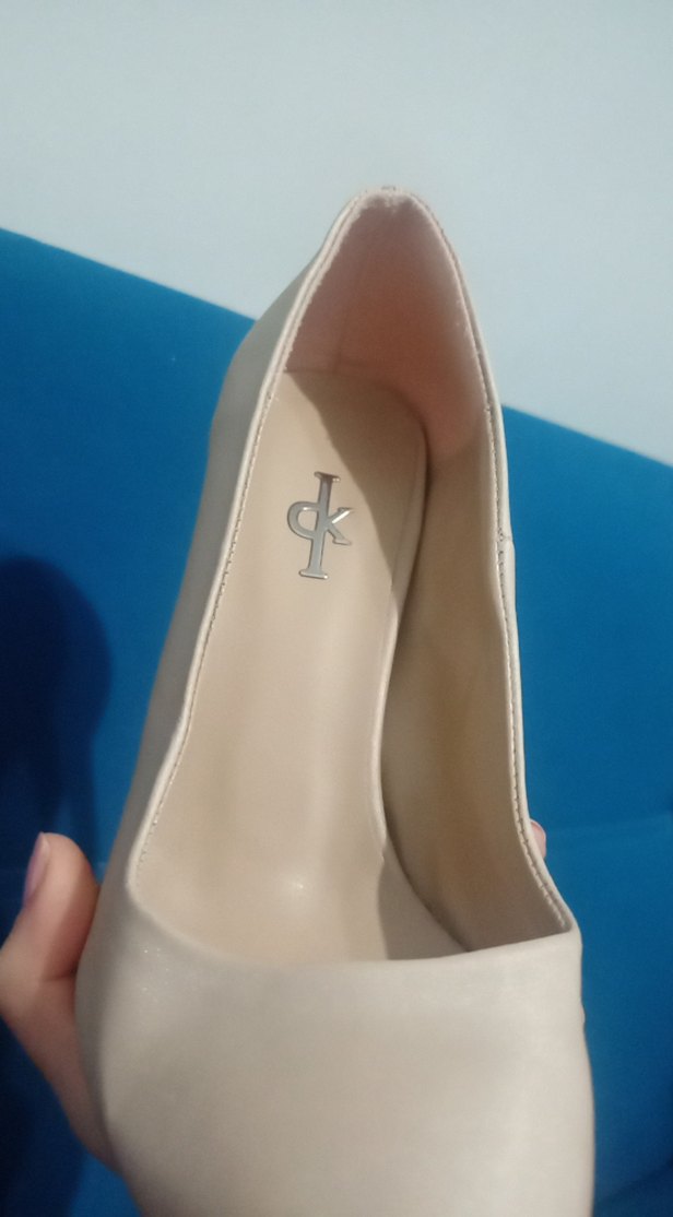 Beyaz Stiletto Topuklu Kadın Ayakkabı - Görsel 2