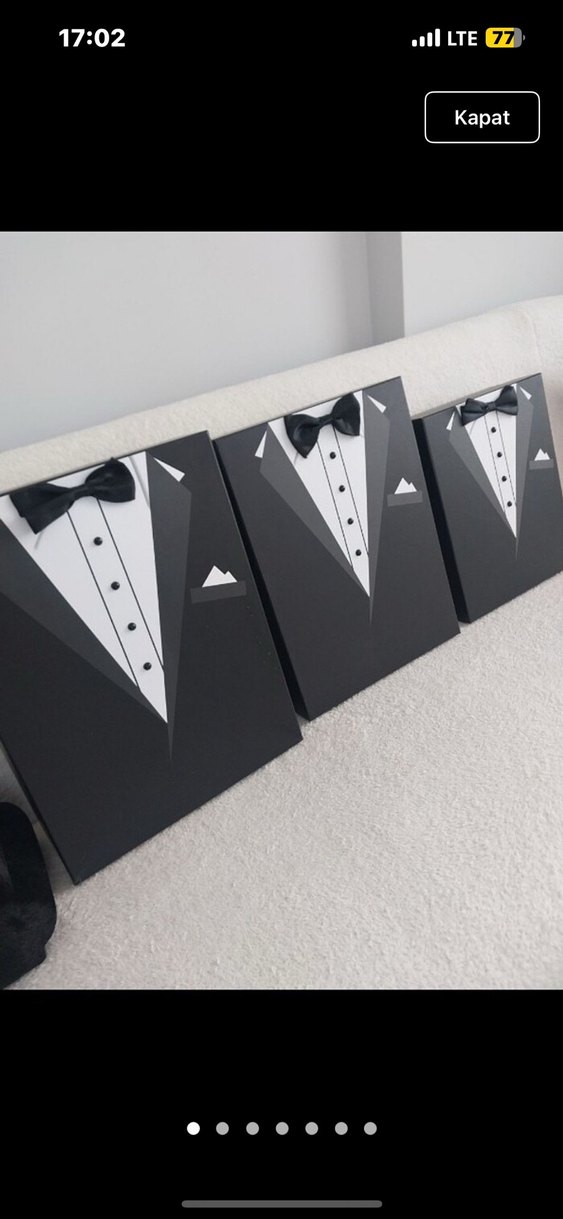 Damat bohçası kutusu - Görsel 2