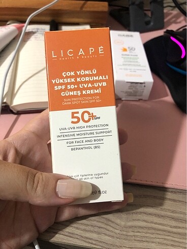 Licape güneş kremi