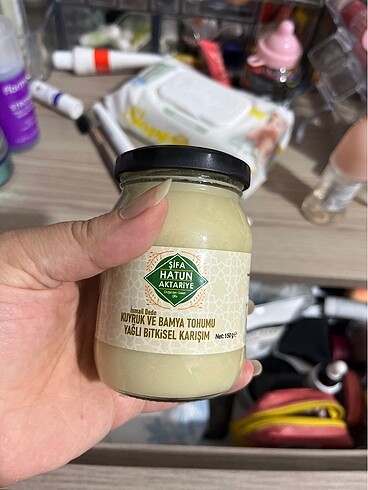 Kuyruk ve bamya yağlı bitkisel karışım