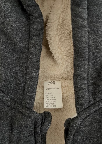 Gri Fermuarlı Bebek Tulumu - Görsel 2