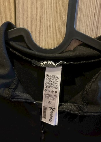 Siyah Yarım Fermuarlı tulum - Görsel 2