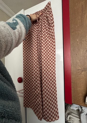 Dama desenli alt eşofman-pantolon  - Görsel 4