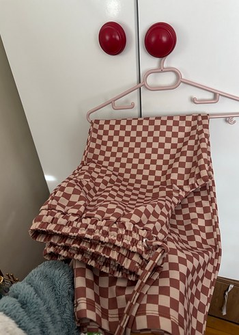 Dama desenli alt eşofman-pantolon  - Görsel 2