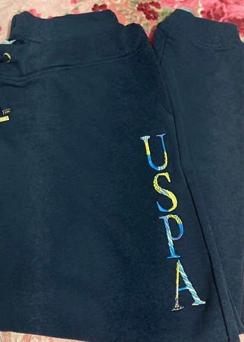 U.S. Polo Assn. Lacivert Baskılı Eşofman Altı - Görsel 2