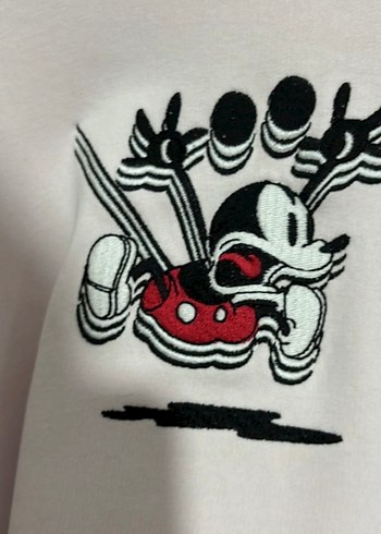 Pembe Kapüşonlu Baskılı Kadın Sweatshirt - Görsel 3