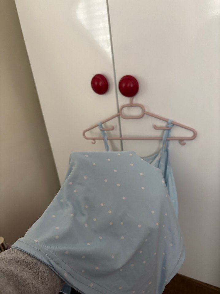 Mavi Askılı  Gecelik - Görsel 4