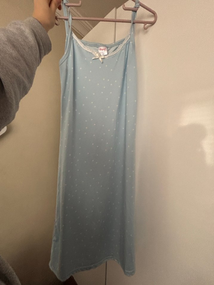 Mavi Askılı  Gecelik - Görsel 5