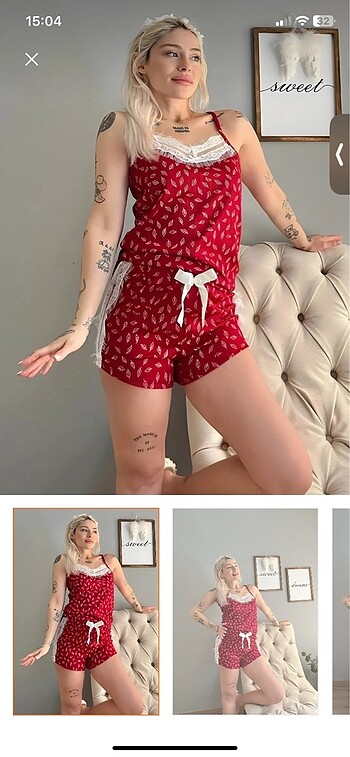 Şortlu Pijama Takımı