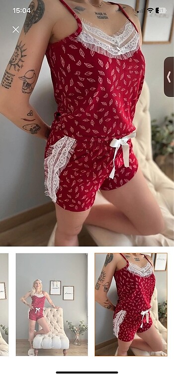 Diğer Şortlu Pijama Takımı