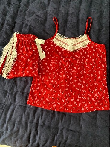 s Beden Şortlu Pijama Takımı
