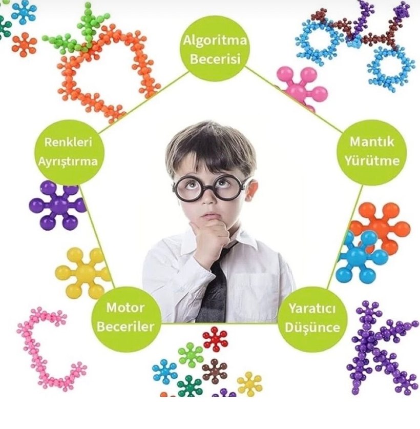 Renkli Eğitici Yapboz Oyuncak - Görsel 4