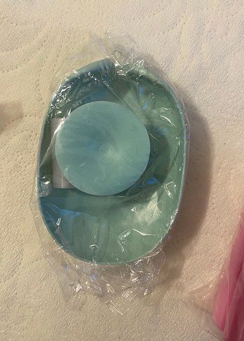 Mavi Oval Sabunluk - Görsel 2