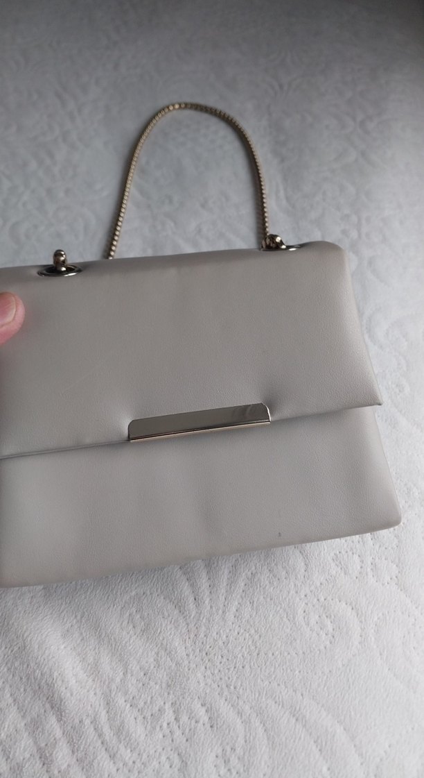 Bej Deri Kadın Çanta - Görsel 2