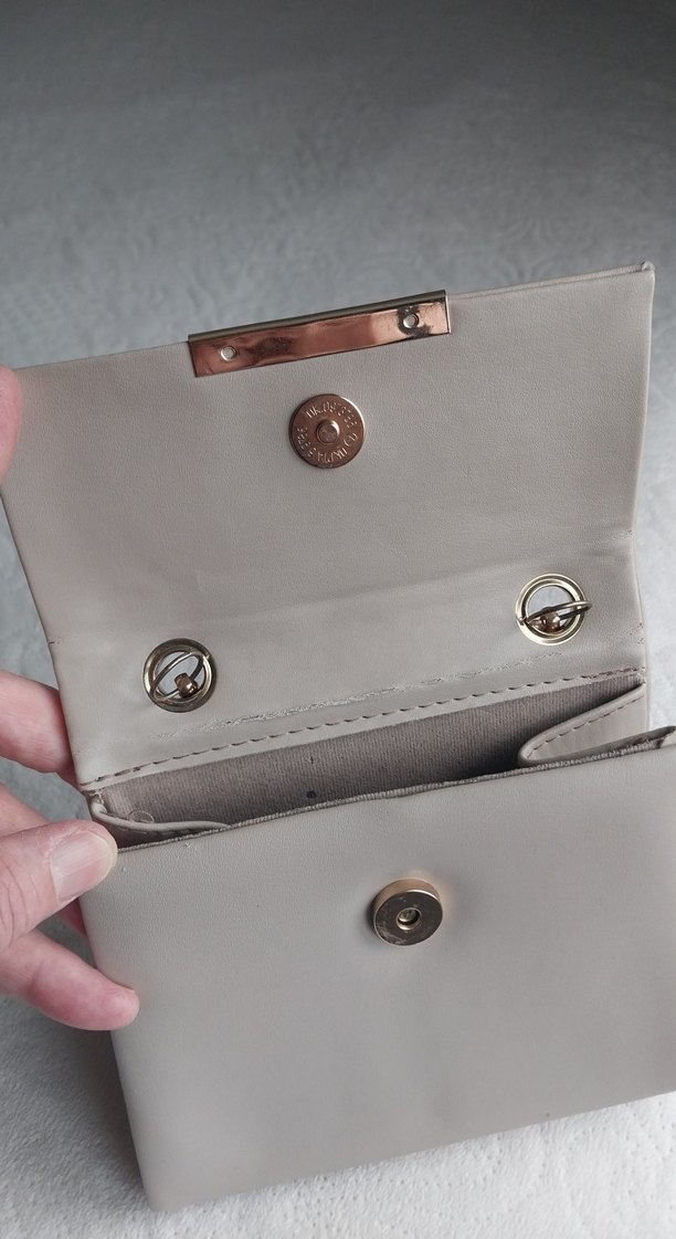 Bej Deri Kadın Çanta - Görsel 3