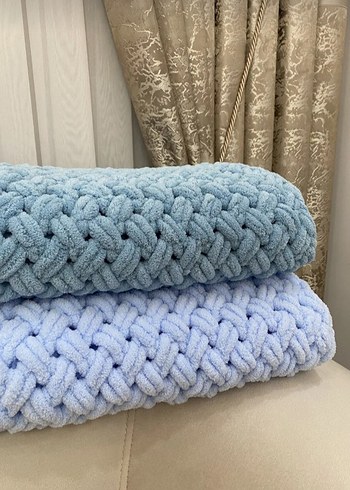 Çocuk Örgü Battaniye - TV battaniyesi - Görsel 2