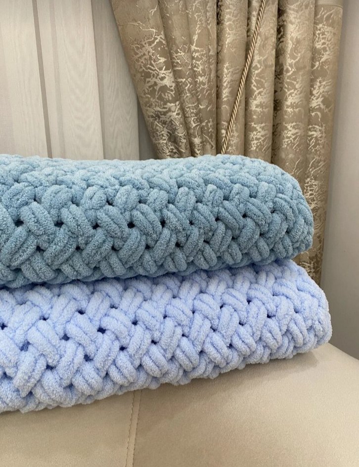 Çocuk Örgü Battaniye - TV battaniyesi - Görsel 2