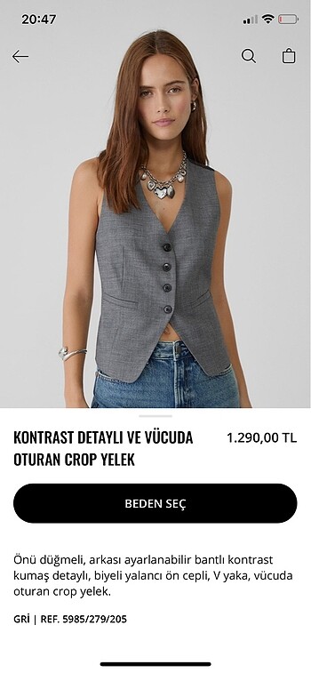 tek adet m beden